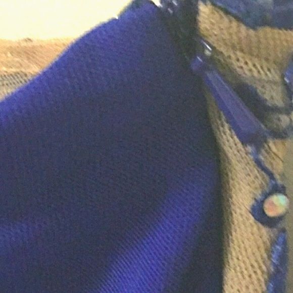 Xscape Embellished One shoulder Mesh Mermaid Gown - Picture 7 of 8